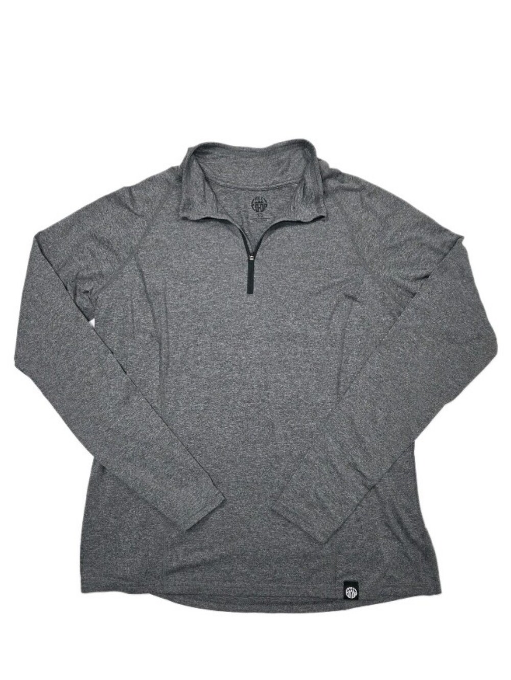 REI CO OP Quarter Zip Tech Pullover Jacket Size XL Gray Outdoor Gorpcore